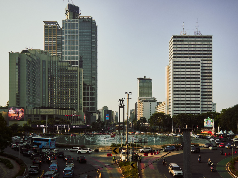 Penampakan gedung PT Pertamina.